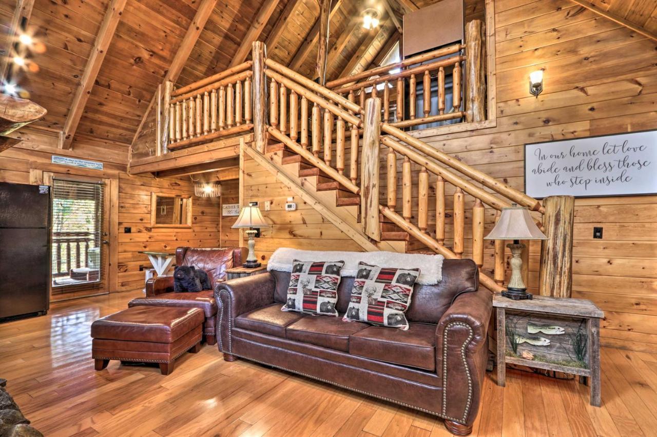 Smoky Mountain Log Cabin 7 Mi To Gatlinburg! Sevierville Buitenkant foto
