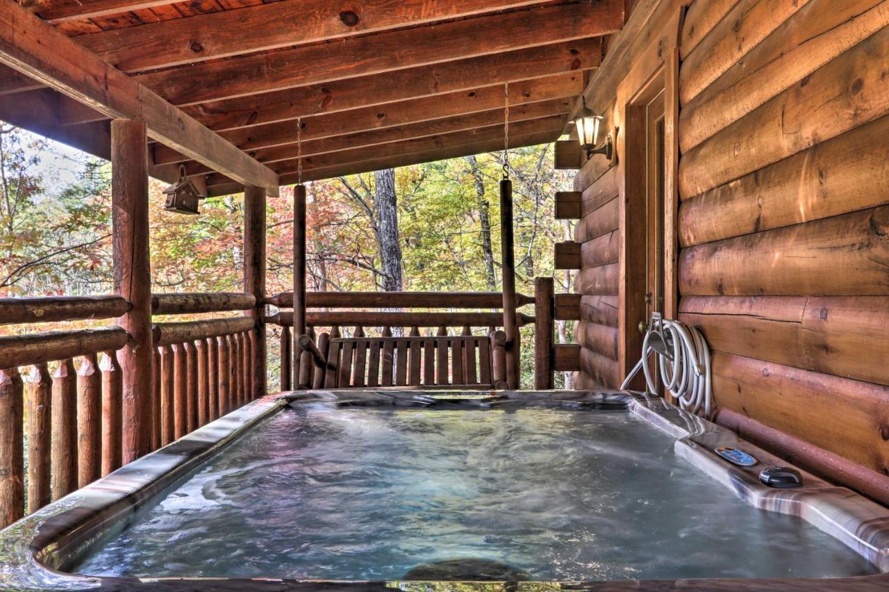 Smoky Mountain Log Cabin 7 Mi To Gatlinburg! Sevierville Buitenkant foto